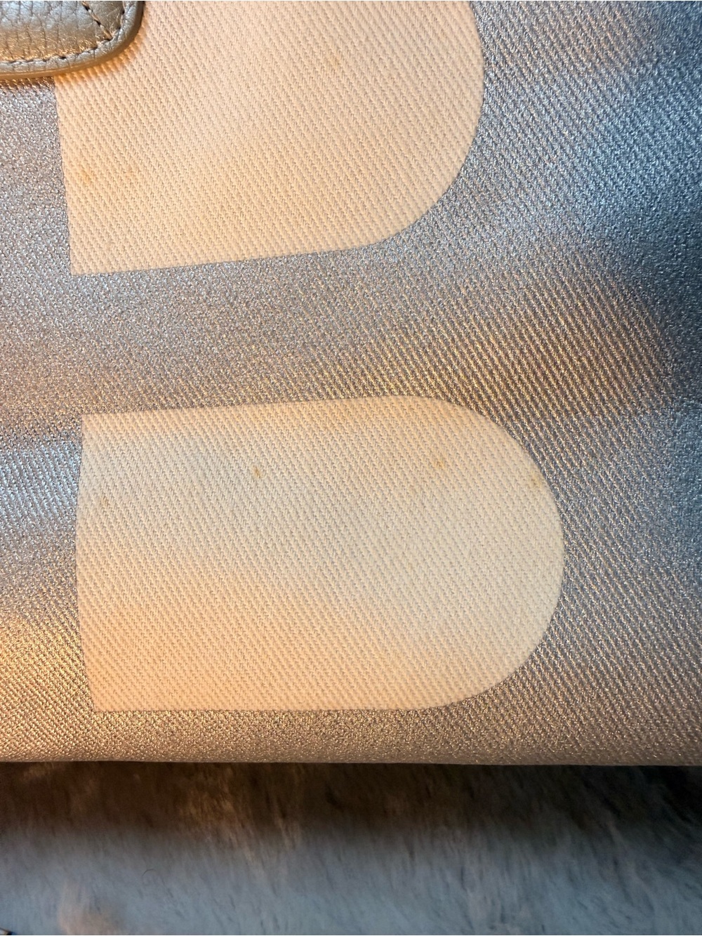 Bally Pink, Gray and White Logo Patchwork Tote - Picture 15 of 16